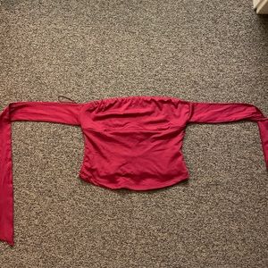 Sleeveless bandeau top